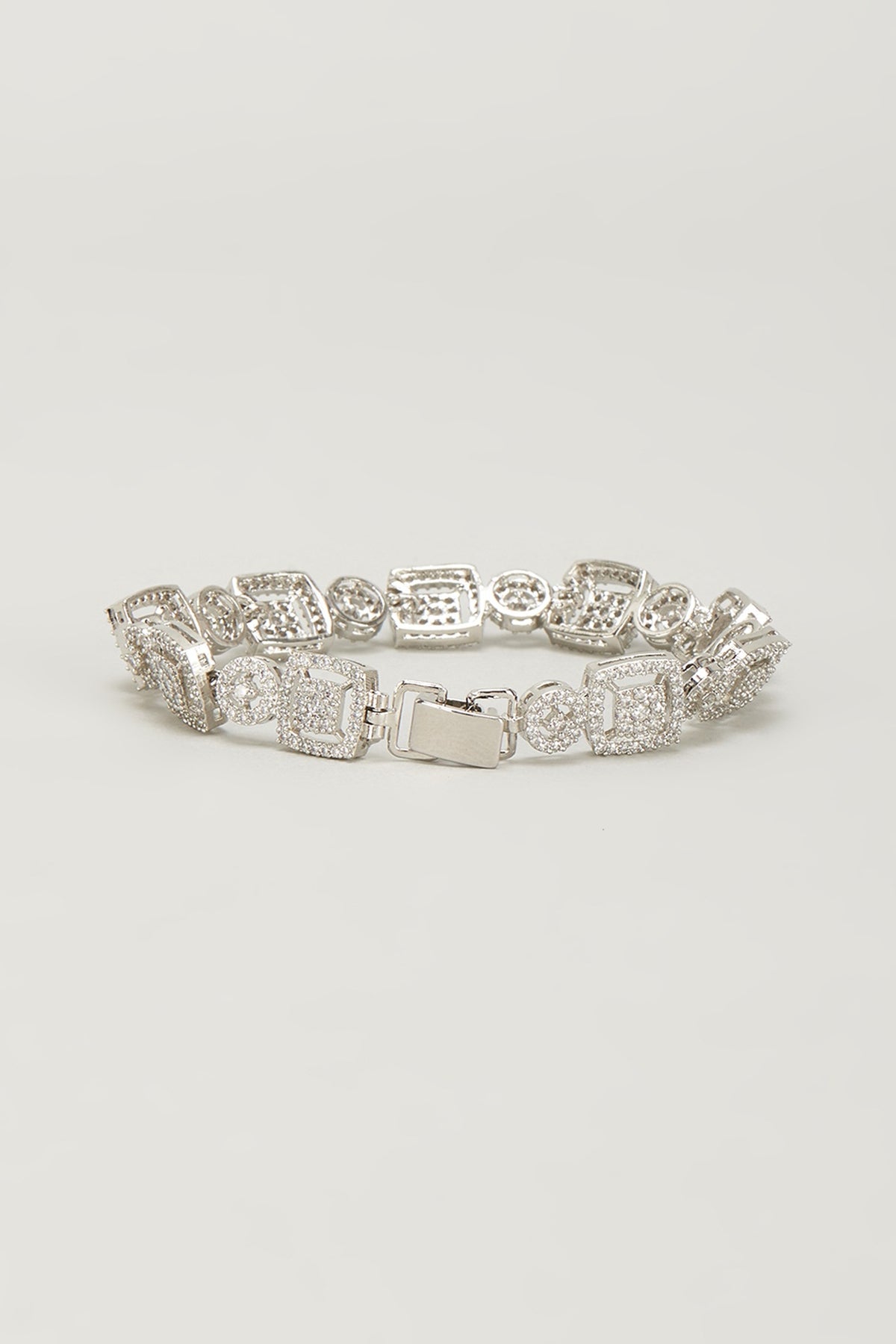 White Finish Zircon Bracelet