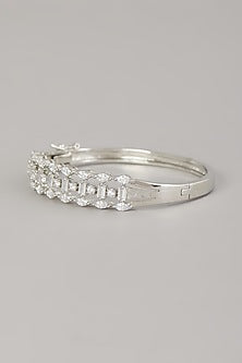 White Finish Zircon Bracelet