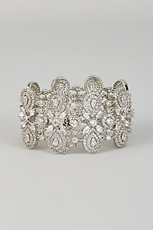 White Finish Zircon Bracelet