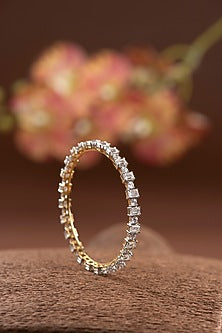 Silver Finish Bangle In Sterling Silver