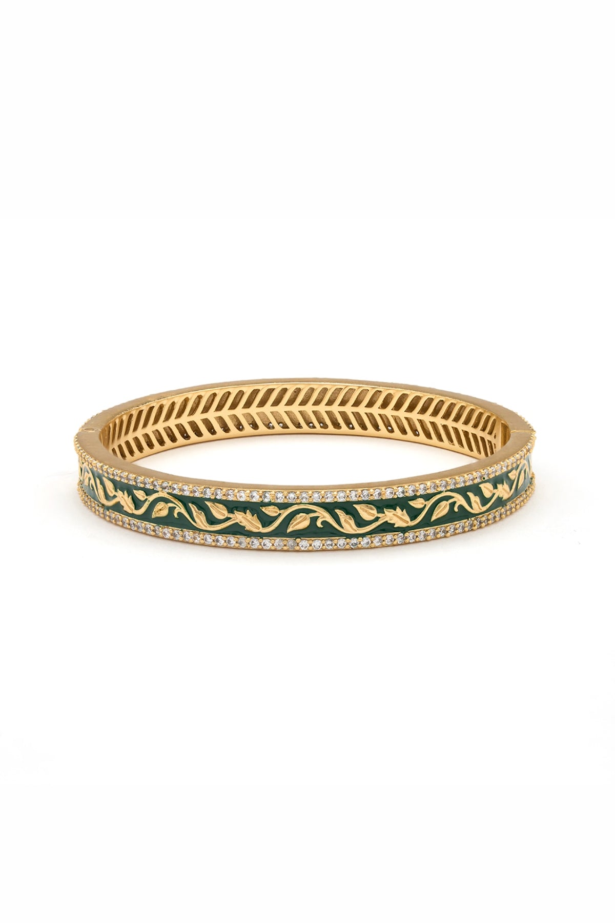 Gold Plated Morning Star Rumeli Dainty Bangle
