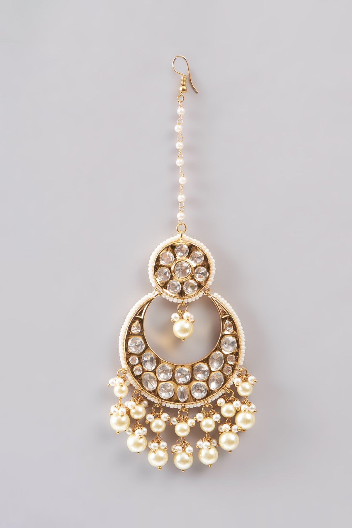 Gold Plated Kundan Polki Choker Necklace Set