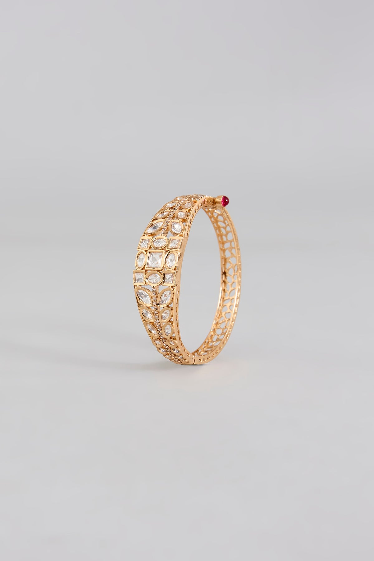 Gold Finish Crystal Bracelet