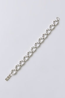 White Finish Zircon Bracelet