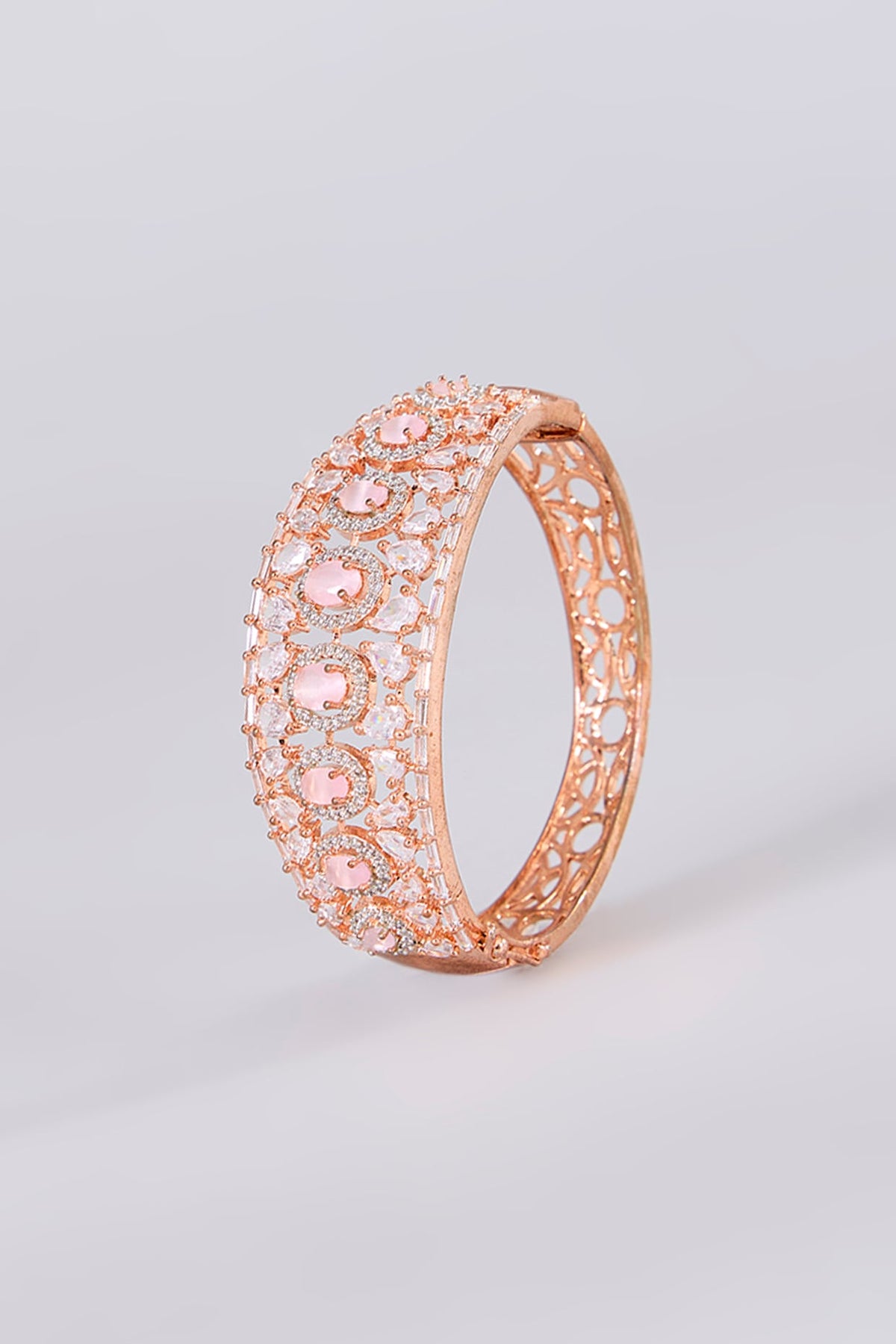 White Finish Zircon Bracelet