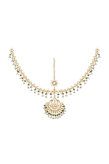 Gold Plated Kundan Matha Patti