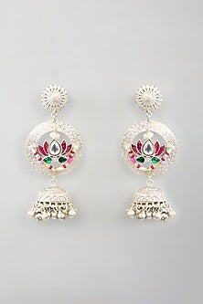 Gold Finish Kundan Polki & Beaded Necklace Set