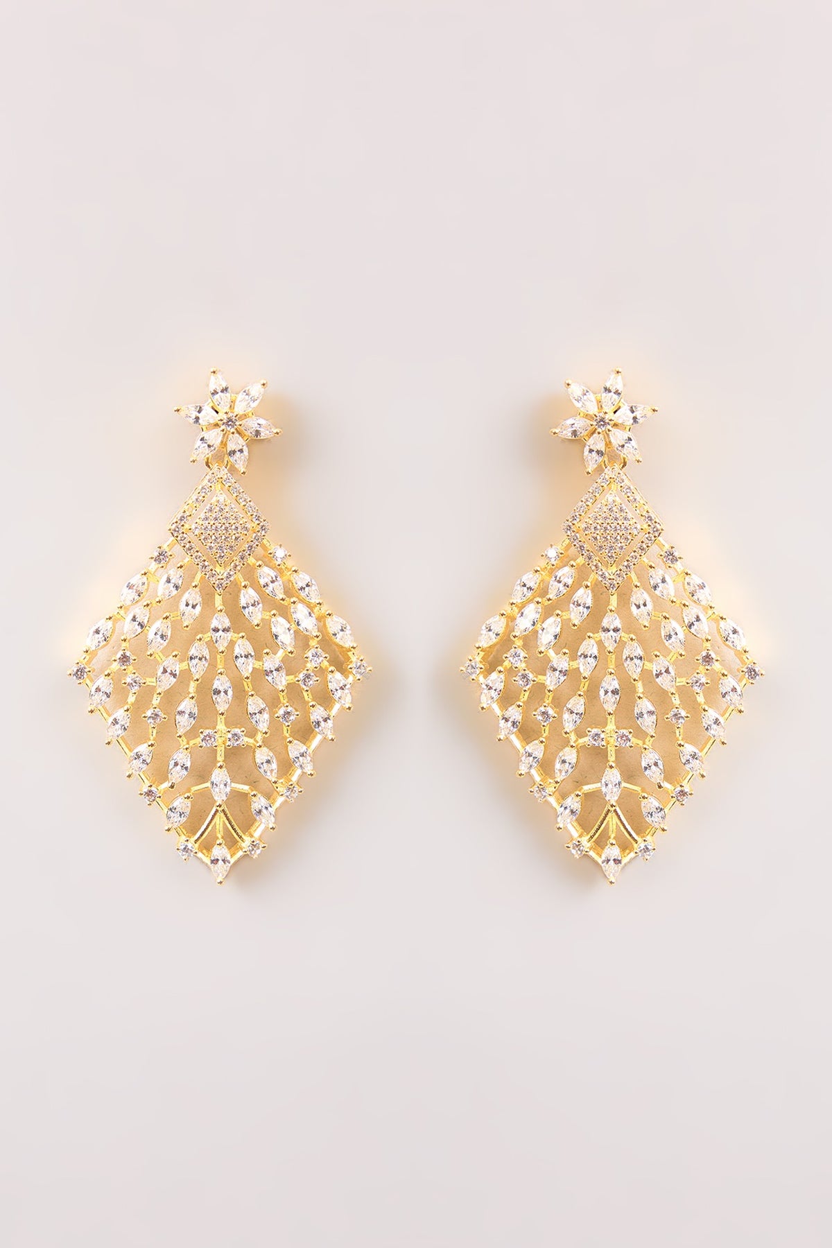 Gold Finish Pearl Necklace Set