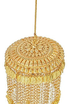 Gold Finish Kaleeras With Ghungroo