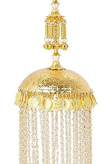 Gold Finish Ghungroo & Pearl Kaleeras