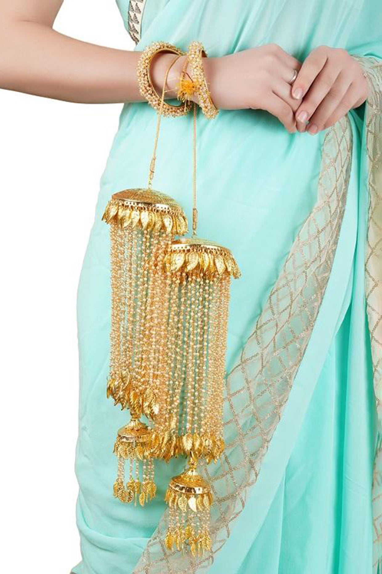 Gold Finish Kaleeras