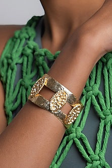 Gold Finish Brass Bracelet