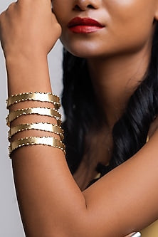 Gold Finish Brass Bracelet