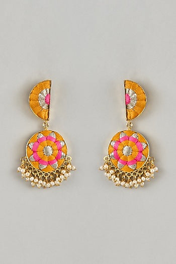 Gold Plated Dangler Earrings