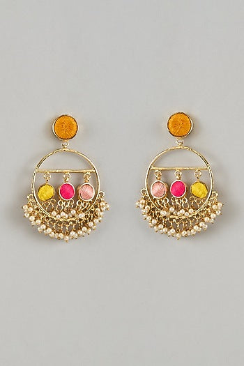 Gold Plated Dangler Earrings