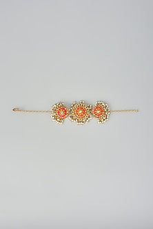 Gold Finish Embellished Bracelet