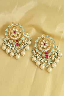 Gold Finish Handcrafted Earrings