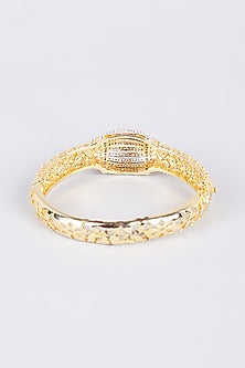 Gold Finish Zircons Bracelet