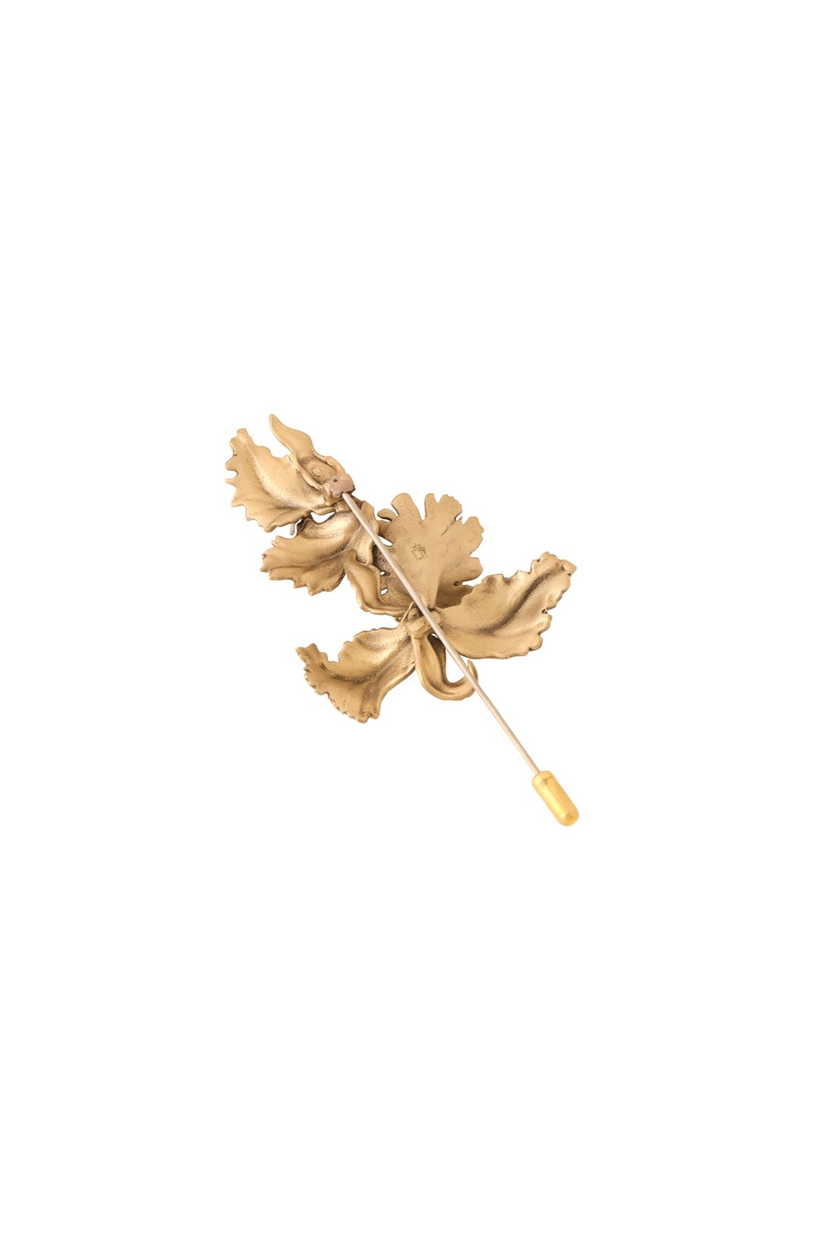 Antique Gold Floral Brooch