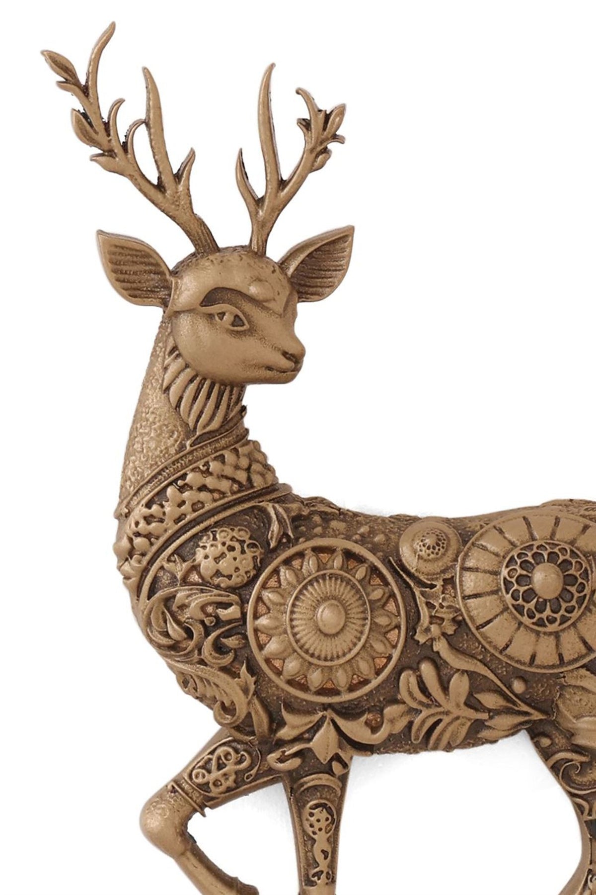 Antique Gold Brass Stallions Legacy Brooch