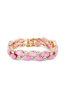 Gold Plated Austrian Swarovski Crystal Bracelet