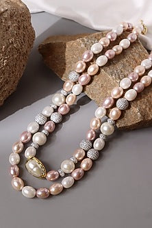 Gold Plated Layered Long Necklace