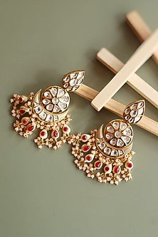 Gold Finish Handcrafted Enameled Necklace Set