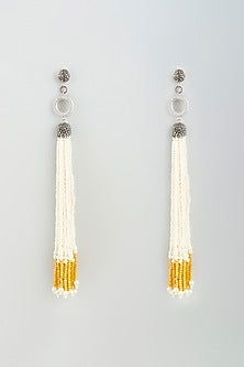 White Pearl Earrings