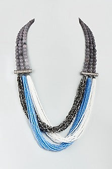 Multi-Colored Cross Necklace
