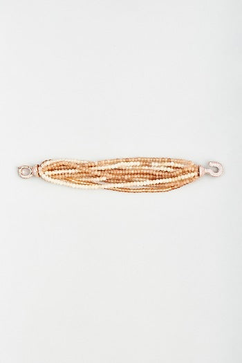 Orange Shaded Crystals Bracelet