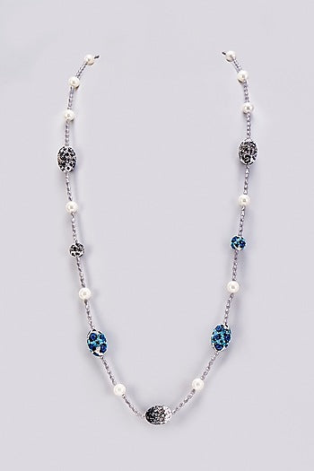 Multi-Colored Swarovski Long Necklace