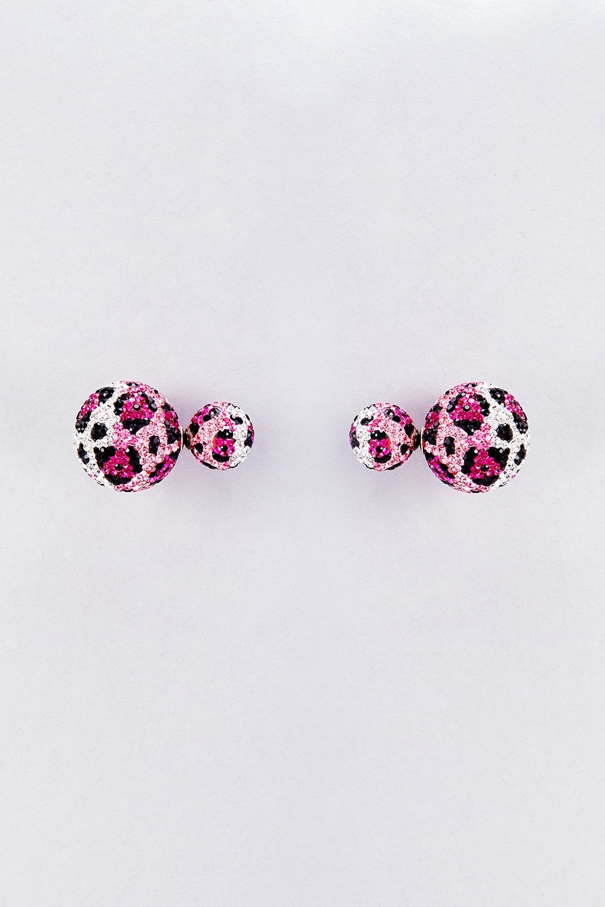 Pink Swarovski Stud Earrings