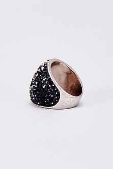 Black Swarovski Ring
