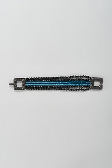 Black Rhodium Finish Crystal Bracelet