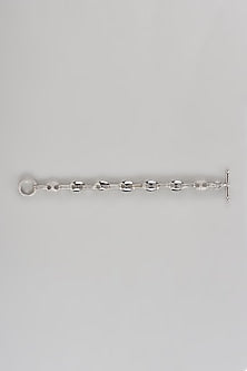 White Finish American Diamond Bracelet
