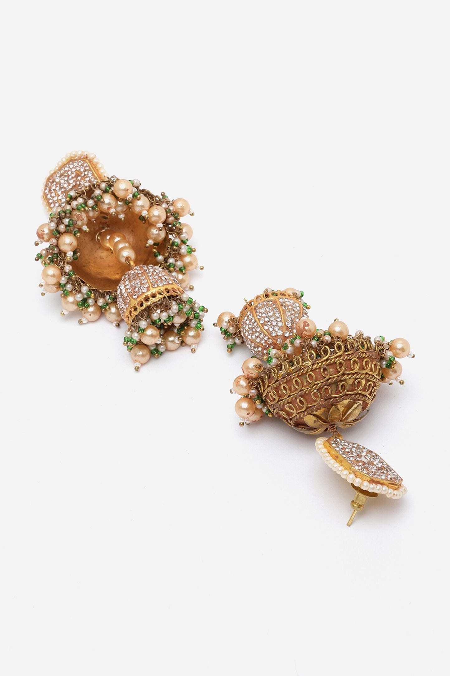 Embellished Layered Jhumkis