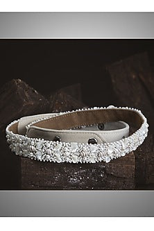 Gold Finish Sea Pearl Handcrafted Waist Belt