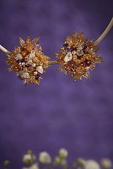 Gold Finish Handmade Stud Earrings