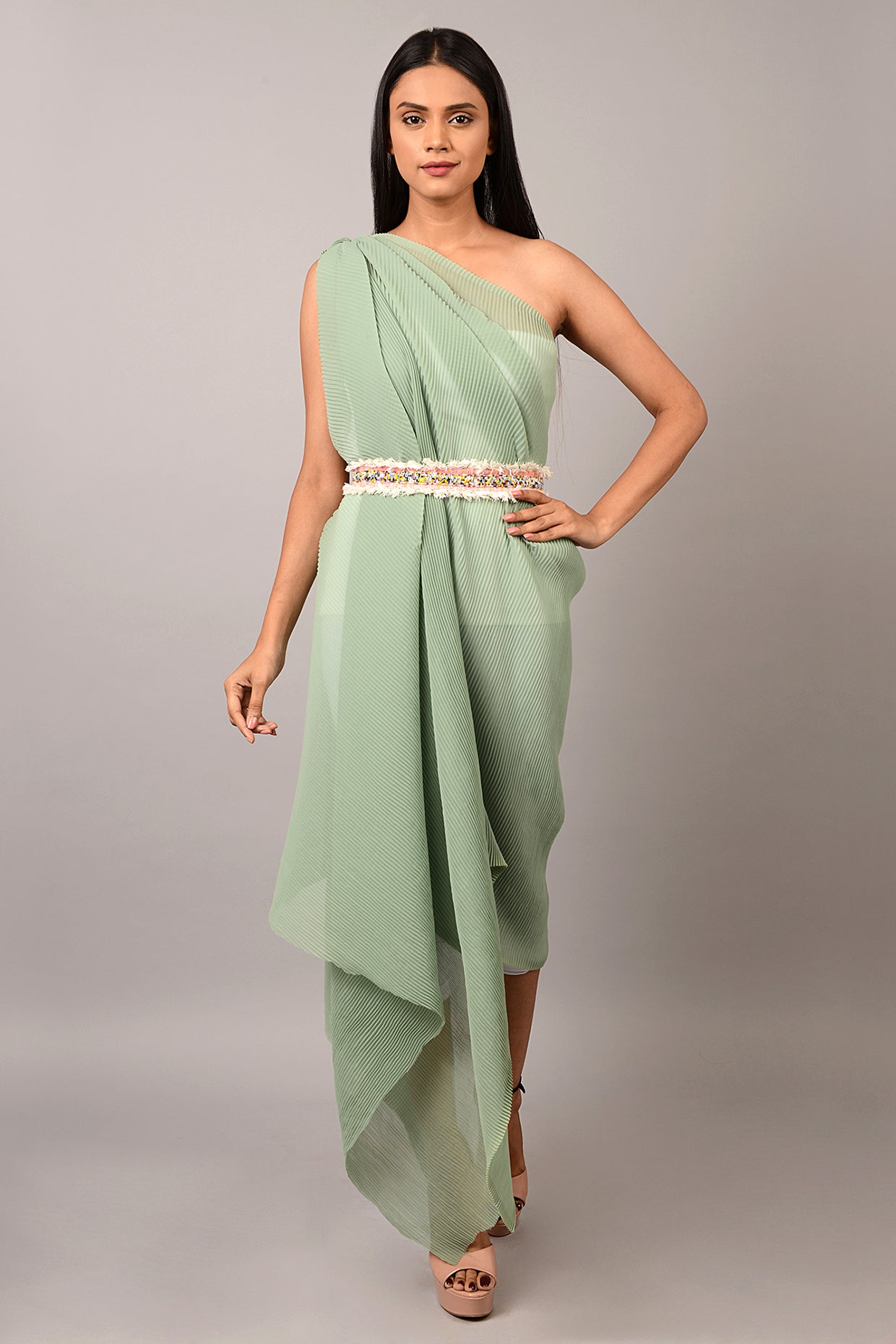 Blush Pink Handcrafted Waist Belt