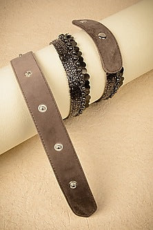 Black Handcrafted Waist Belt