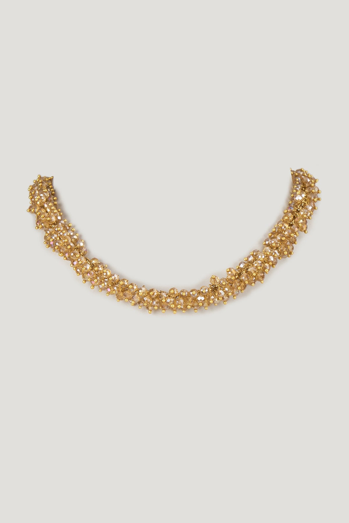 Champagne Glass Beaded Necklace