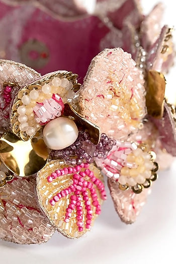 Multi-Colored Semi-Precious Stone & Glass Beaded Bracelet