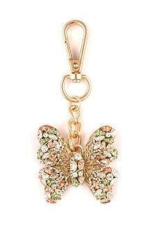 Multi-Colored Glass Beaded Bag Charm