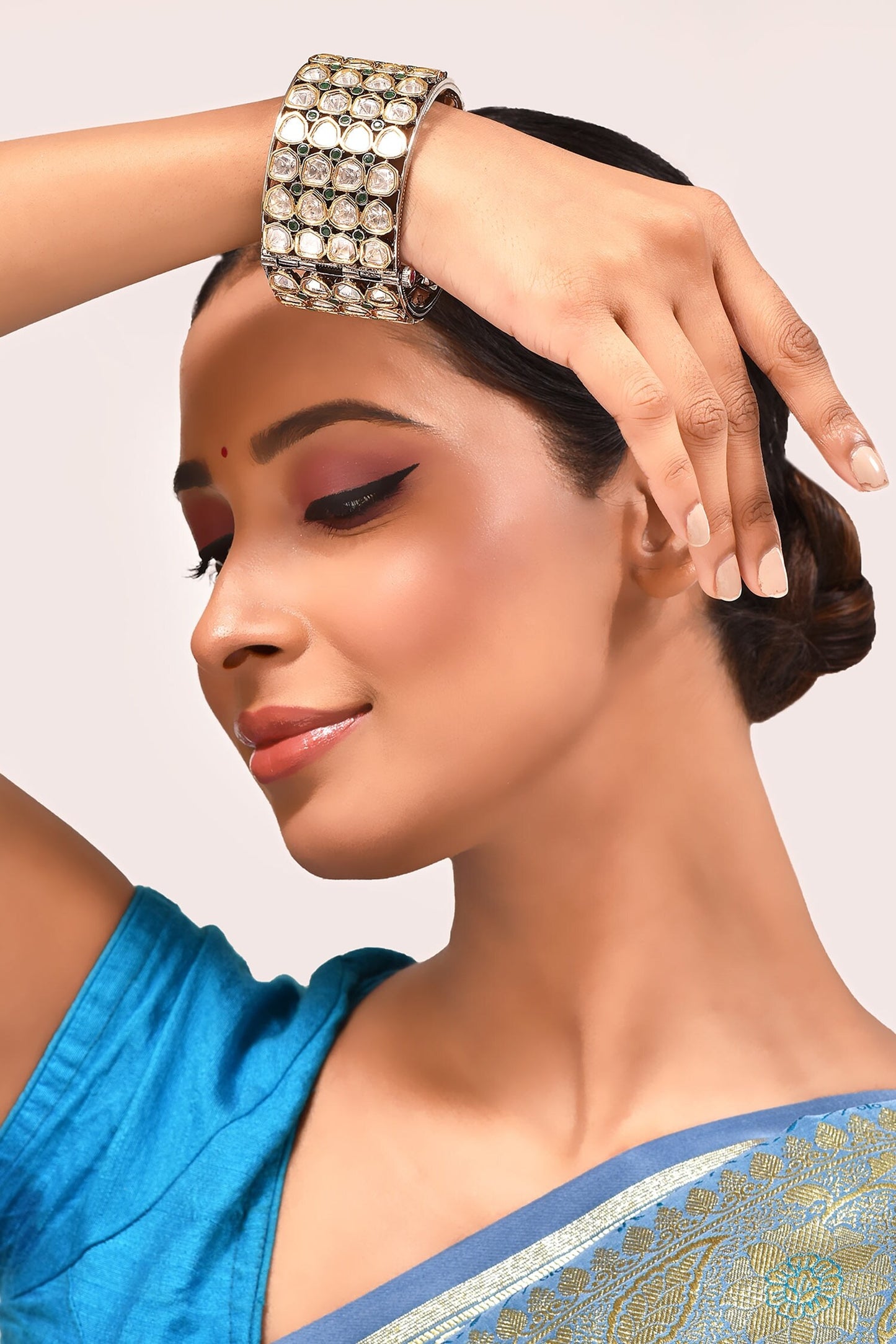 Jadau Kundan Polki Kada