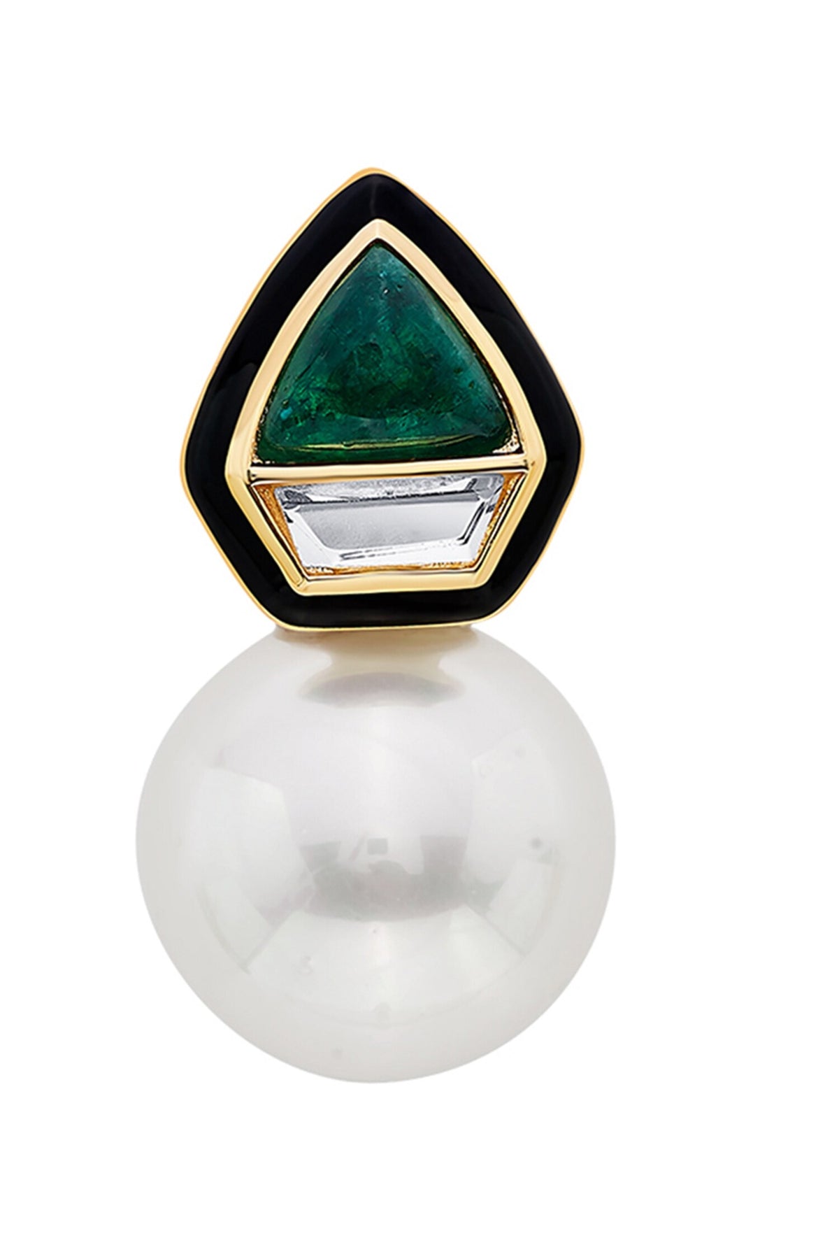 Razia Quartz Mirror Earrings