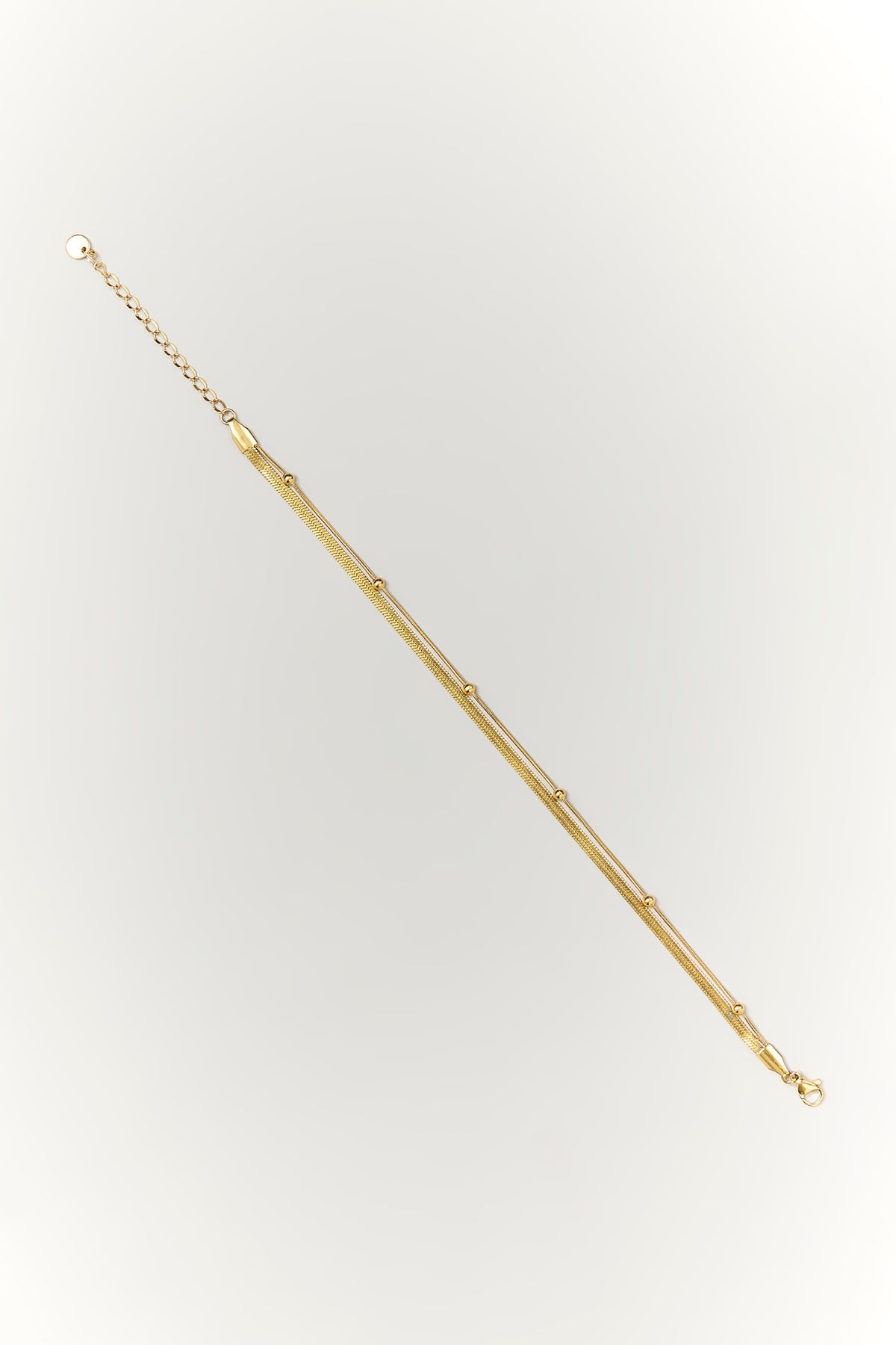 Gold Finish Anklet