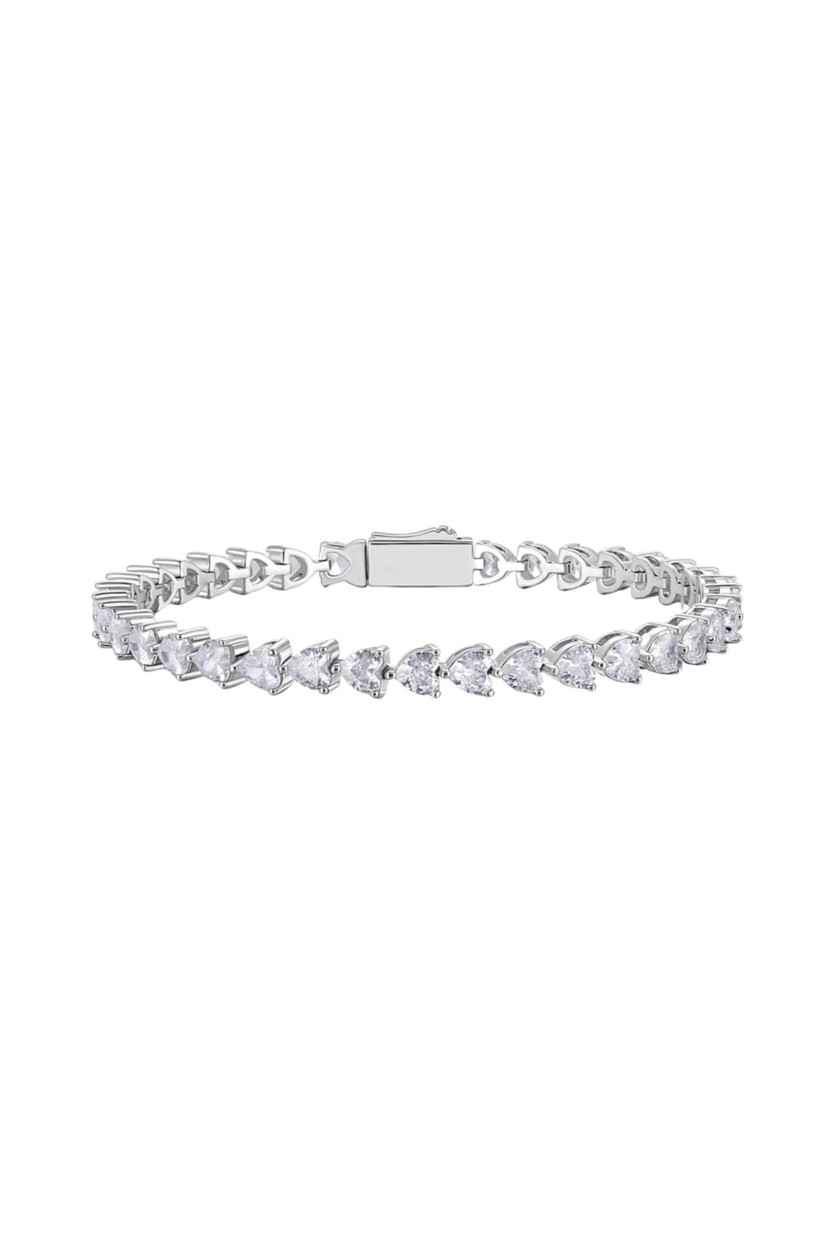 Silver Finish Austrian Crystal Bracelet