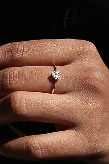 14Kt Yellow Gold Ring With Lab Grown Diamonds
