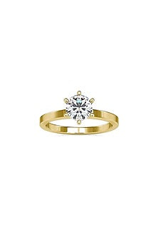 14Kt Yellow Gold Ring With Venturia Lab Grown Diamonds