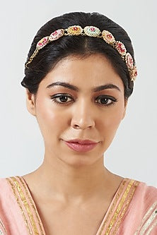 Kasab Hand Embroidered Mathapatti